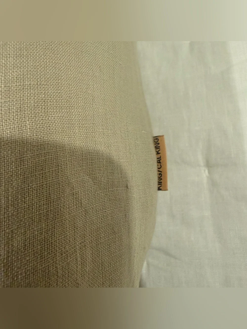 New Quince European Linen Duvet Cover Set King/CalKing MSRP 214 Toffee